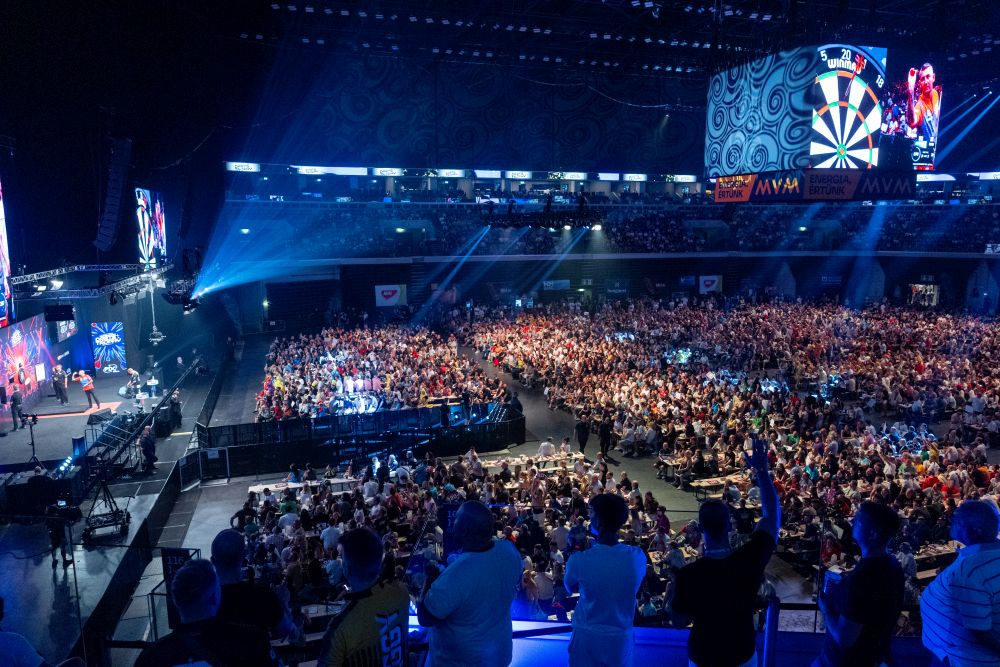 Rekord Budapesten! Közel 24 ezer néző a Hungarian Darts Trophy-n