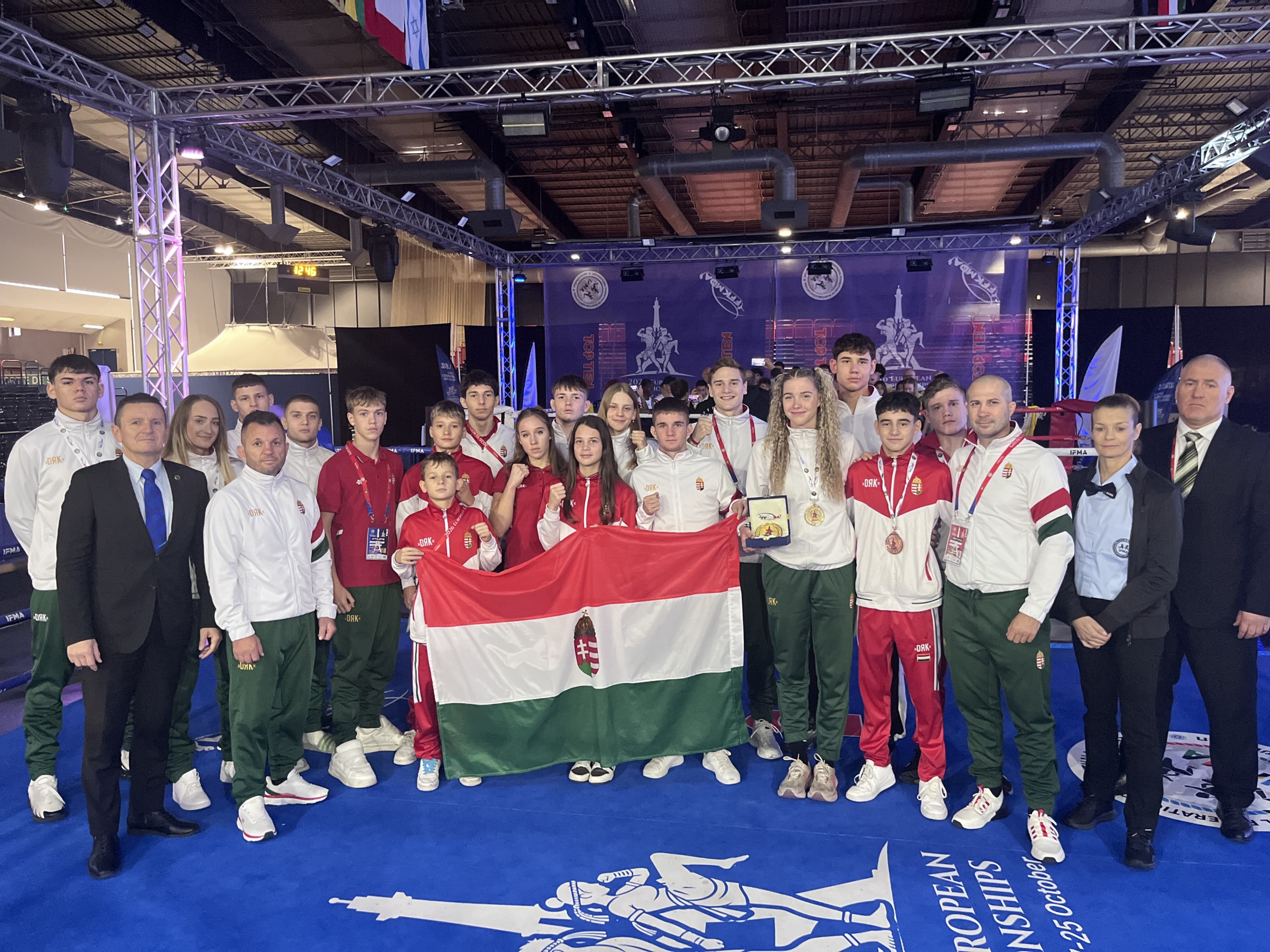 Hat aranyérem Párizsban! A magyar muaythai-válogatott Európa élmezőnyében zárt